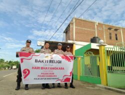Sambut Hari Bhayangkara, Polsek Buer Gelar Baksos
