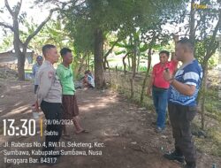 Sabung Ayam dibubarkan Polisi Sektor Sumbawa