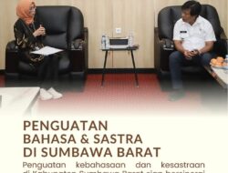 Kunker Balai Bahasa Pemprov NTB Bahas Penguatan Bahasa dan Sastra di KSB