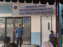 Sosialisasi SPPG Desa Dasan Anyar, Muhammad Nasir Dukung Program Presiden RI