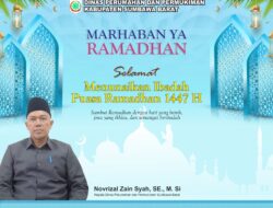 DINAS PERUMAHAN DAN PEMUKIMAN KABUPATEN SUMBAWA BARAT Mengucapkan Marhaban Ya Ramadhan Selamat Menunaikan Ibadah Puasa 1447 H