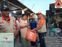 Respon Cepat, BPBD Kabupaten Sumbawa Drop Bantuan Kebakaran