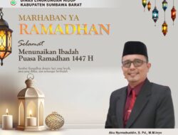 DINAS LINGKUNGAN HIDUP KABUPATEN SUMBAWA BARAT Mengucapkan Marhaban Ya Ramadhan Selamat Menunaikan Ibadah Puasa 1447 H