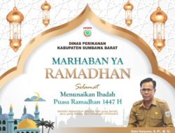 DINAS PERIKANAN Kabupaten Sumbawa Barat ‘Mengucapkan’ Marhaban Ya Ramadhan 1447 H
