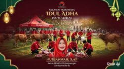Ketua Fraksi PDI Perjuangan DPRD Sumbawa Barat Mengucapkan Selamat Hari Raya Idul Adha 1447 H / 2026 M