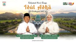 Bupati Dan Wakil Bupati Sumbawa Barat Mengucapkan Selamat Hari Raya Idul Adha 10 Dzulhijjah 1447 H