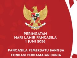 Badan Perencanaan Pembangunan Daerah (Bappeda) Kabupaten Sumbawa Barat Mengucapkan Selamat Pringati Hari Lahir Pancasila 1 Juni 2026. Pancasila Pemersatu Bangsa Fondasi Perdamaian Dunia